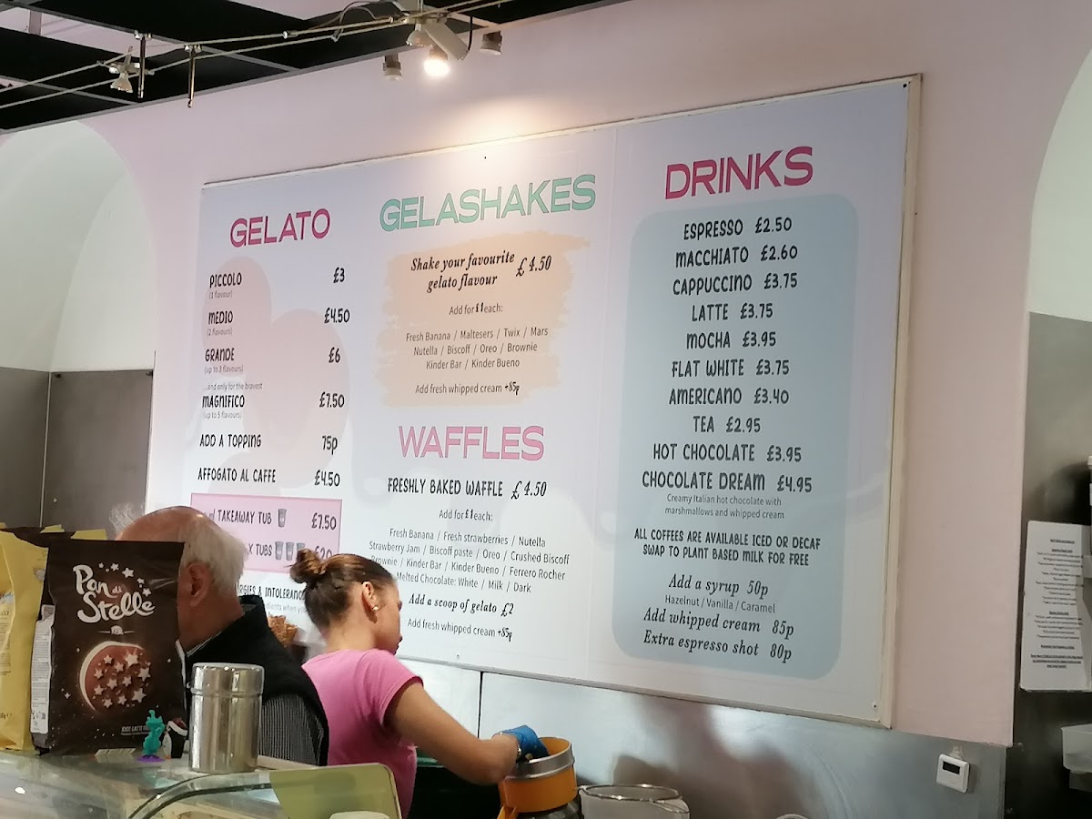 The Real Italian Ice Cream Co Menu - Image 4
