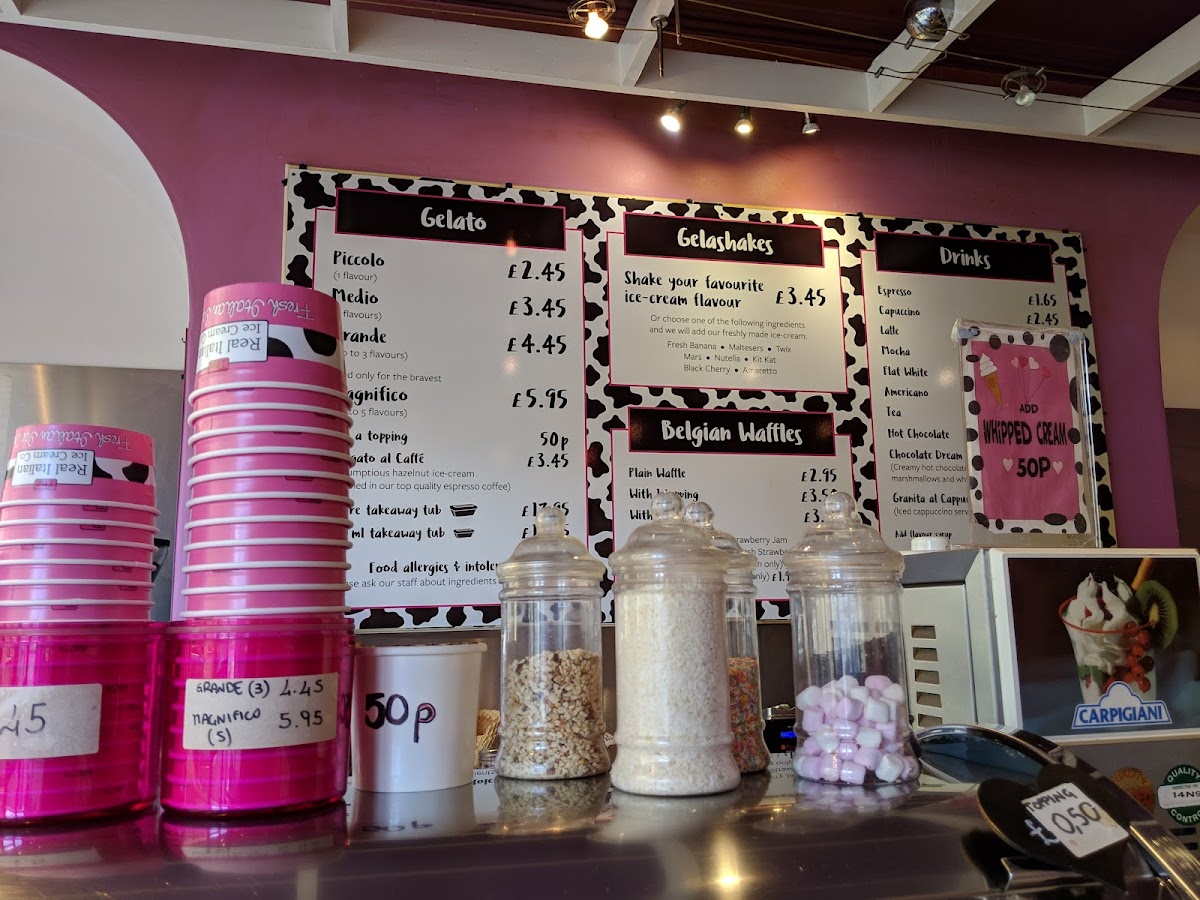 The Real Italian Ice Cream Co Menu - Image 6